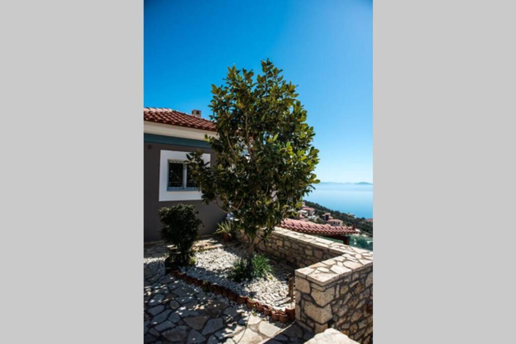 Apollo Romantic Sea View Villa Kivérion 外观 照片