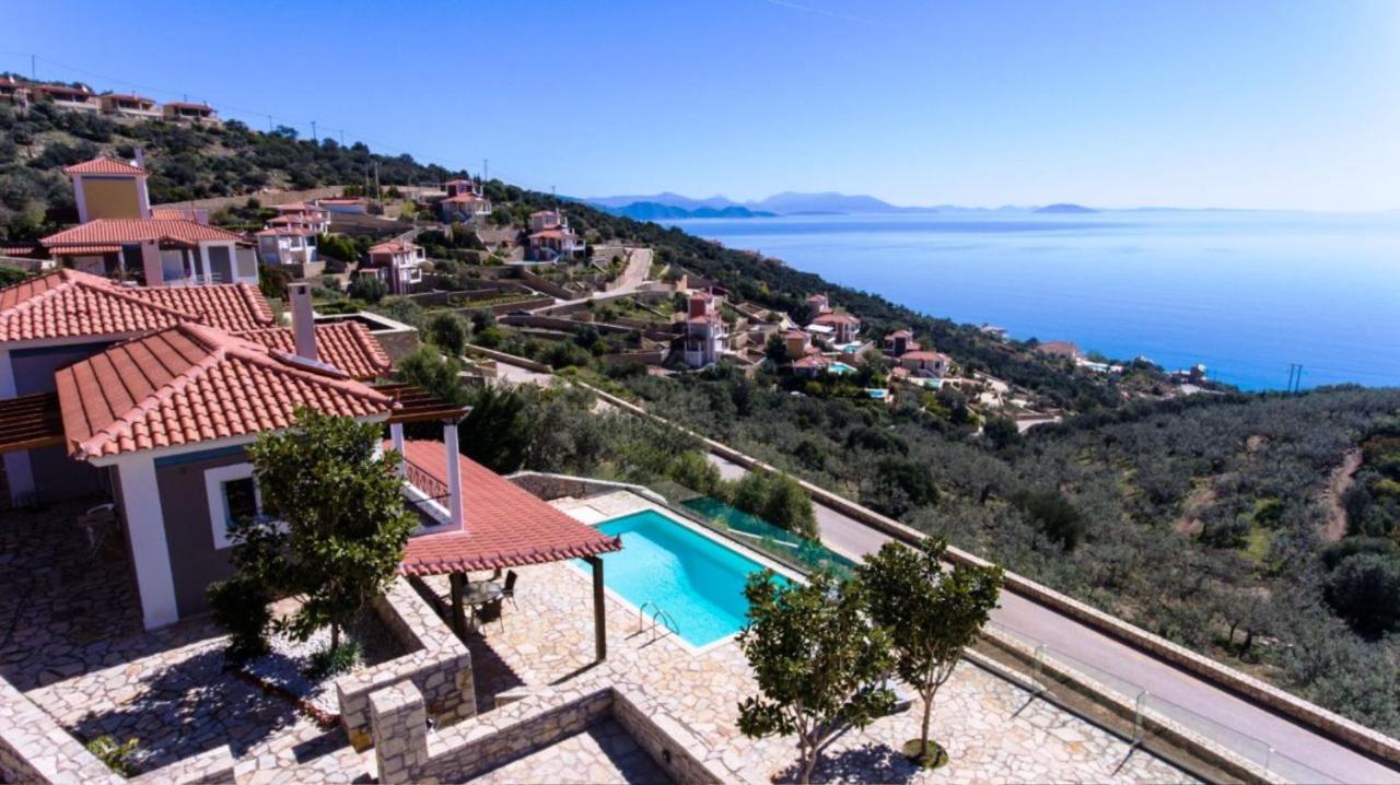 Apollo Romantic Sea View Villa Kivérion 外观 照片