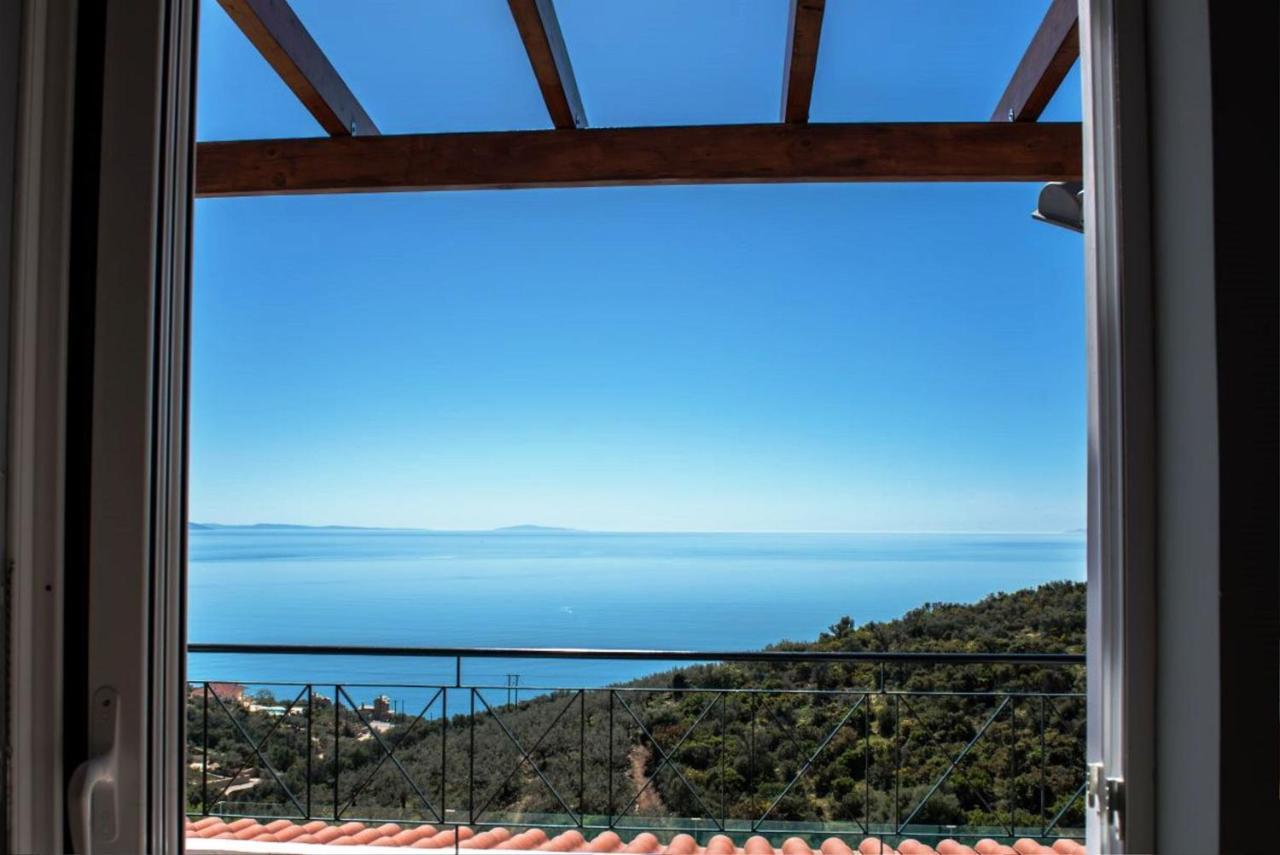 Apollo Romantic Sea View Villa Kivérion 外观 照片
