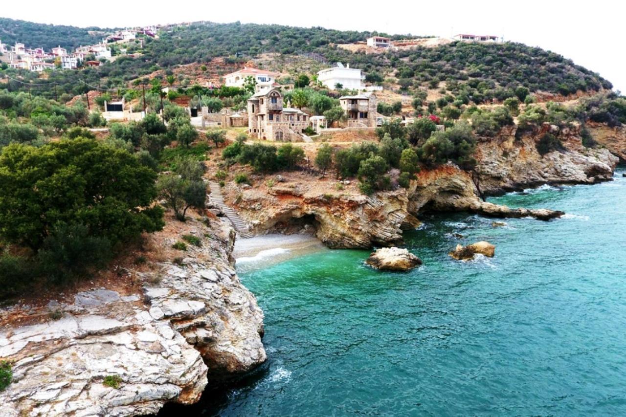 Apollo Romantic Sea View Villa Kivérion 外观 照片