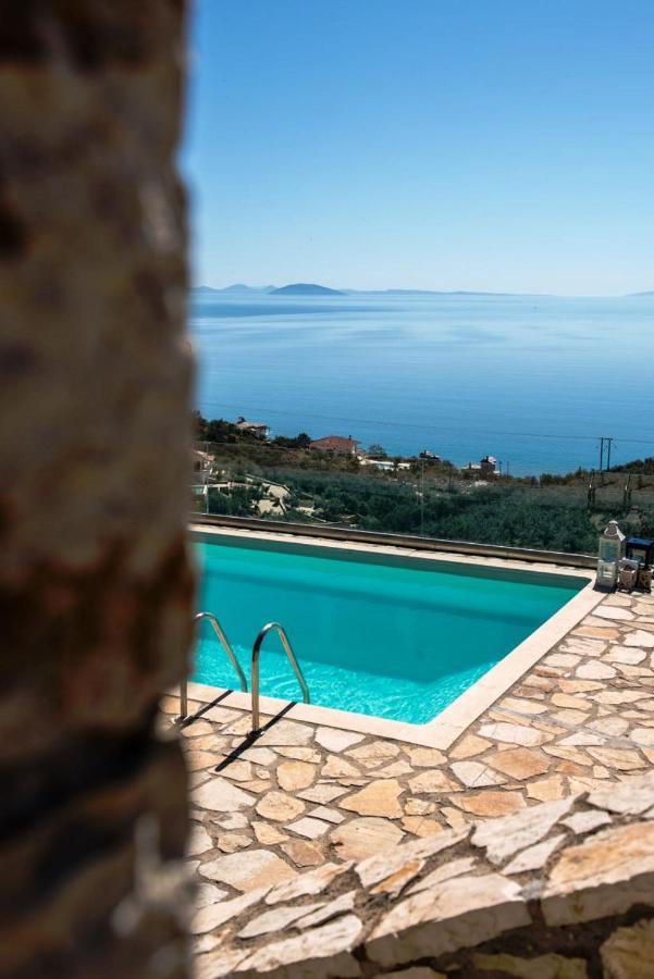 Apollo Romantic Sea View Villa Kivérion 外观 照片