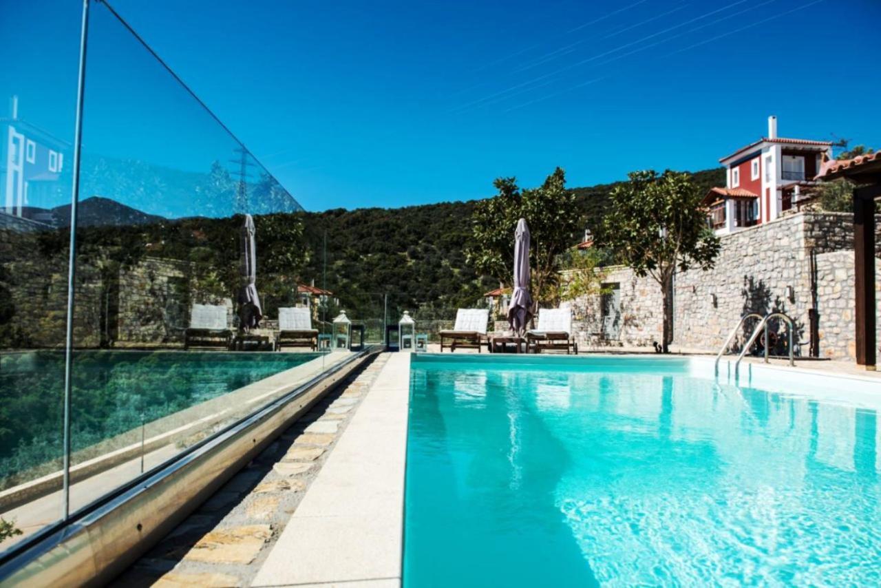 Apollo Romantic Sea View Villa Kivérion 外观 照片